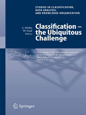 cover image of Classification--the Ubiquitous Challenge